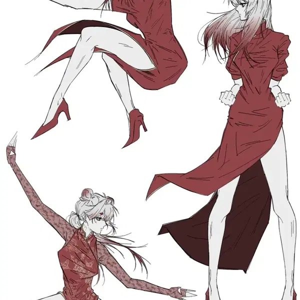 !!할인중!! 한장그림 오마카세 커미션 (1장에 동일인물 3명)