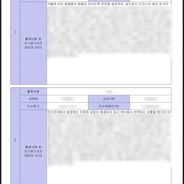 최초합 미활보 홍익대학교 영상애니메이션학부 미술활동보고서 - 2번째 이미지